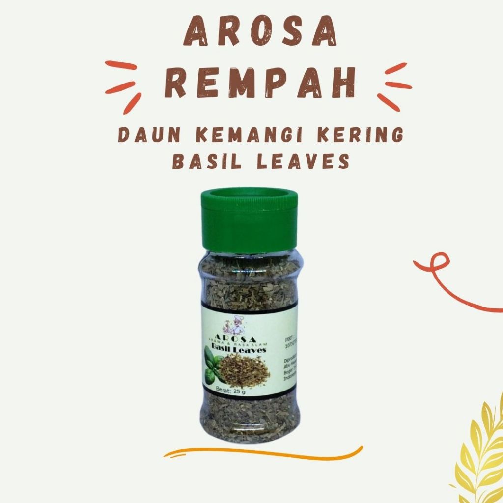 

Daun Kemangi Kering 25gr Basil Leaves