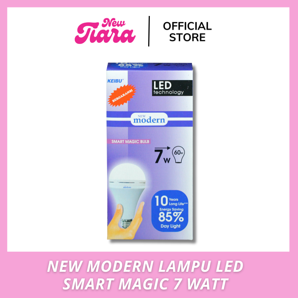 New Modern Lampu LED Smart Magic 7 Watt