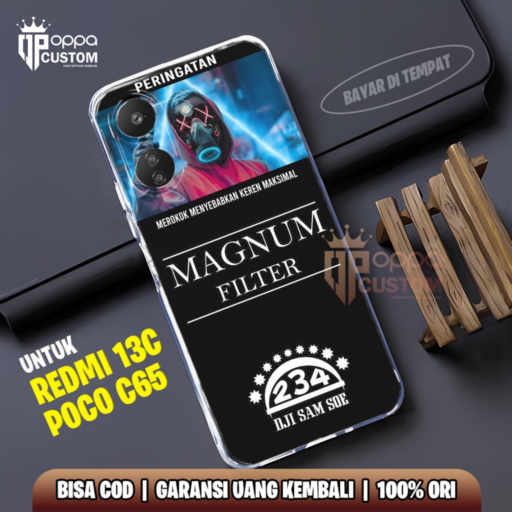 Case XIAOMI REDMI 13C POCO C65 OPPA CUSTOM Case Motif [ GAMBAR ROKOK ] Softcase XIAOMI REDMI 13C POC