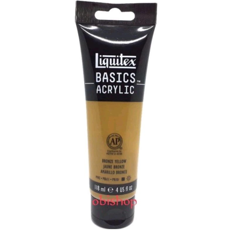 

Cat Akrilik Liquitex Basics Acrylic Colour 118 ml Bronze Yellow