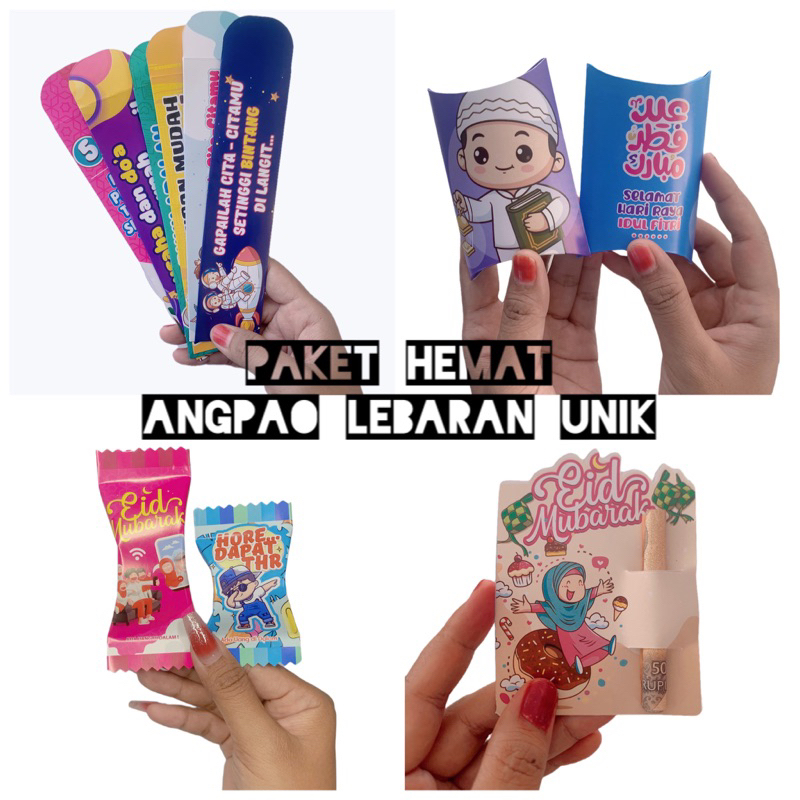 

74pcs | Angpao Lebaran unik Paket Hemat