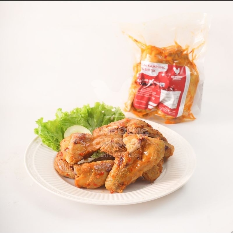 

Ayam Kampung Probiotik bumbu rujak potong 4/ayam organik frozen