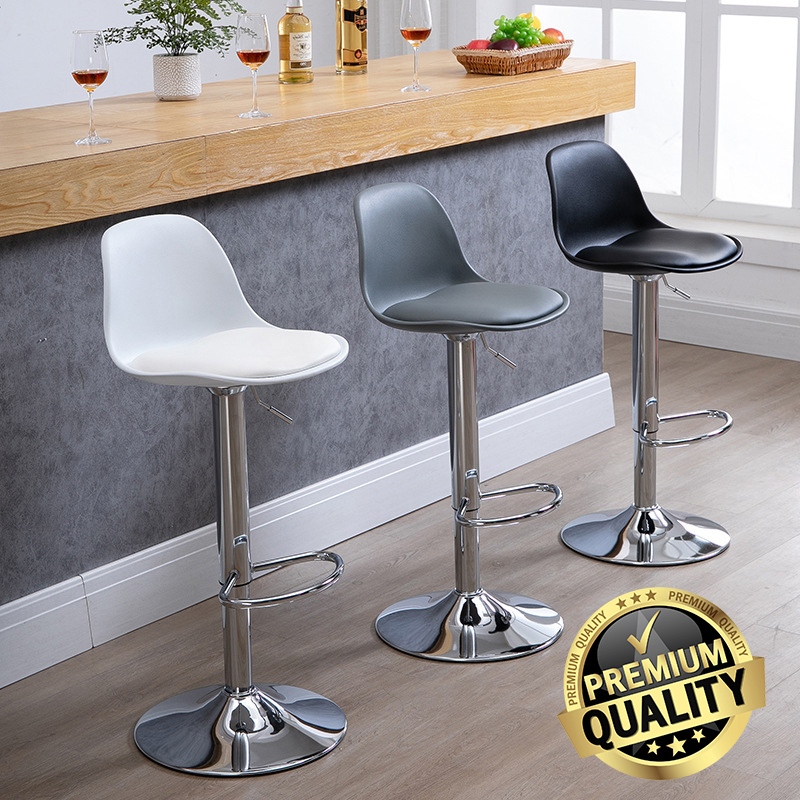 Kursi Barstool Hidrolik Bahan Dudukan Plastik Nylon Busa Oscar Kursi Cafe Minimalis Kursi Bar Inform