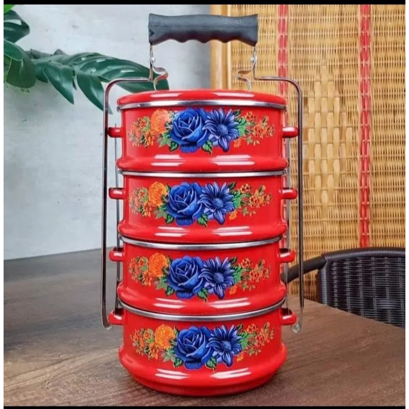 NEW PRODUCT Rantang Maspion Panda Rantang Enamel Rantang Susun 4