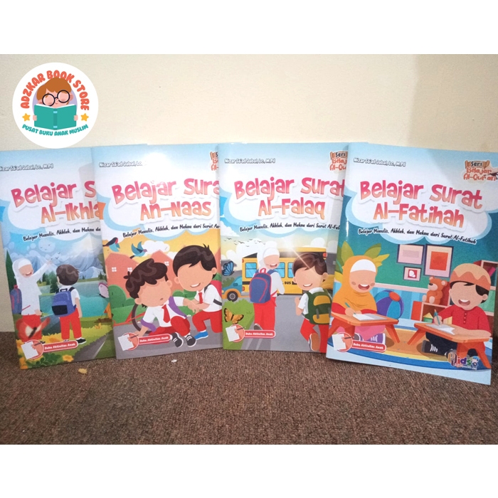 Promo Buku Anak Islami Terlaris SERI BELAJAR ALQURAN belajar menulis dan tafsir alquran (lengkap 4 b