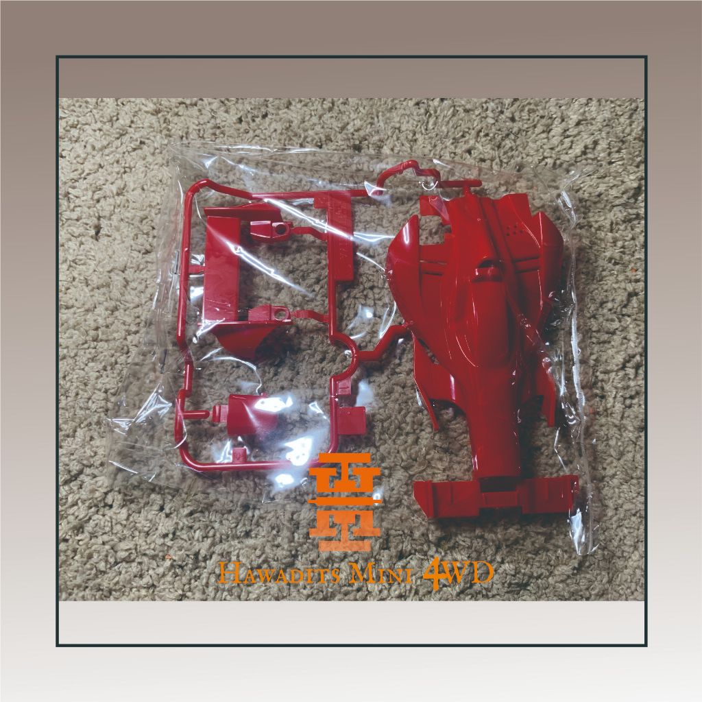 Tamiya Body Flame Astute dan Decal Original