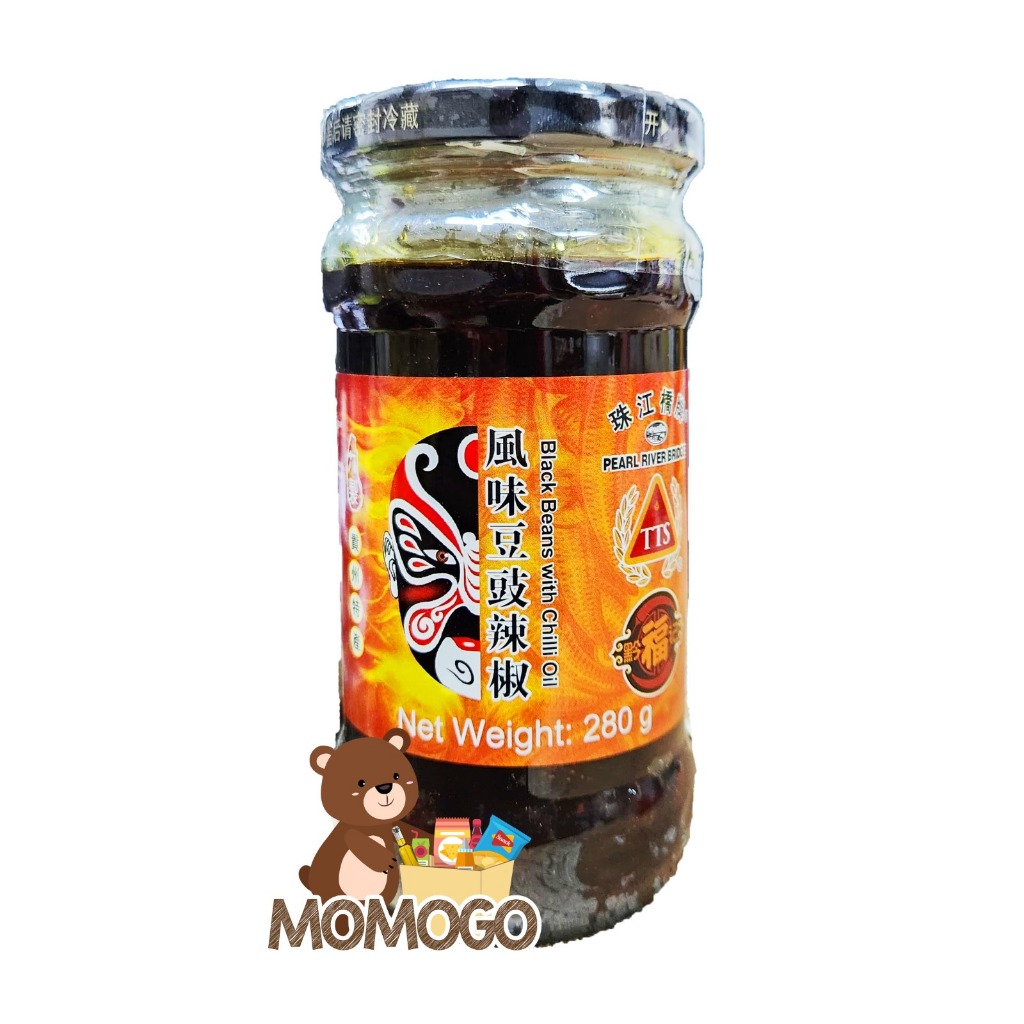 

TTS PRB BLACK BEANS WITH CHILLI OIL / MINYAK CABE BAWANG MALA SICHUAN 280GR