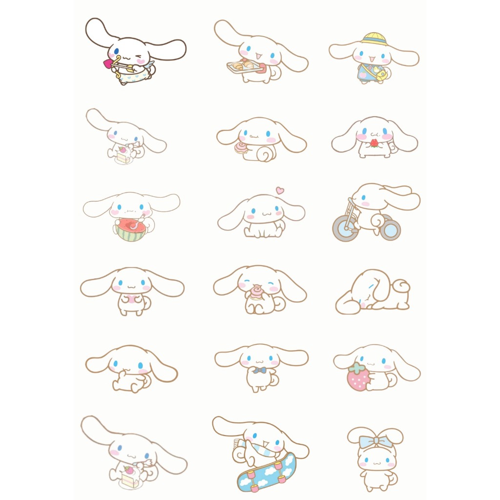 

STIKER TUMBLE SITIKER LUCU STIKER HP CINNAMORO ROLL