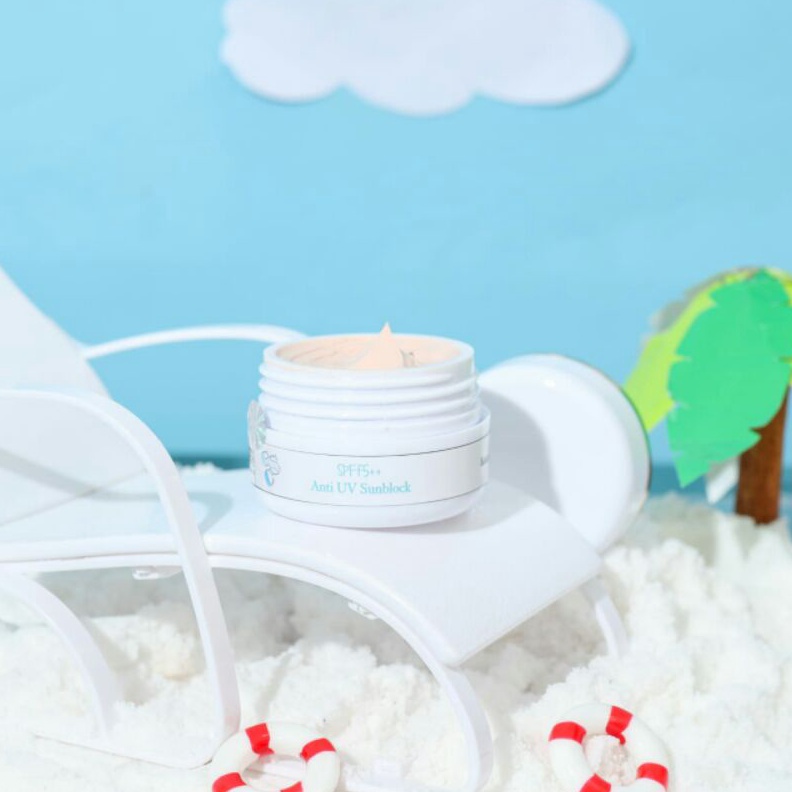 Termurah dan terbaik Anti UV Sunblock SPF BB cream CC cushion Foundation SPF 45 natural coverage day