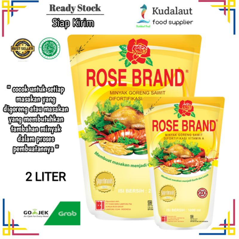 

Minyak Goreng Rosebrand; 2 Liter