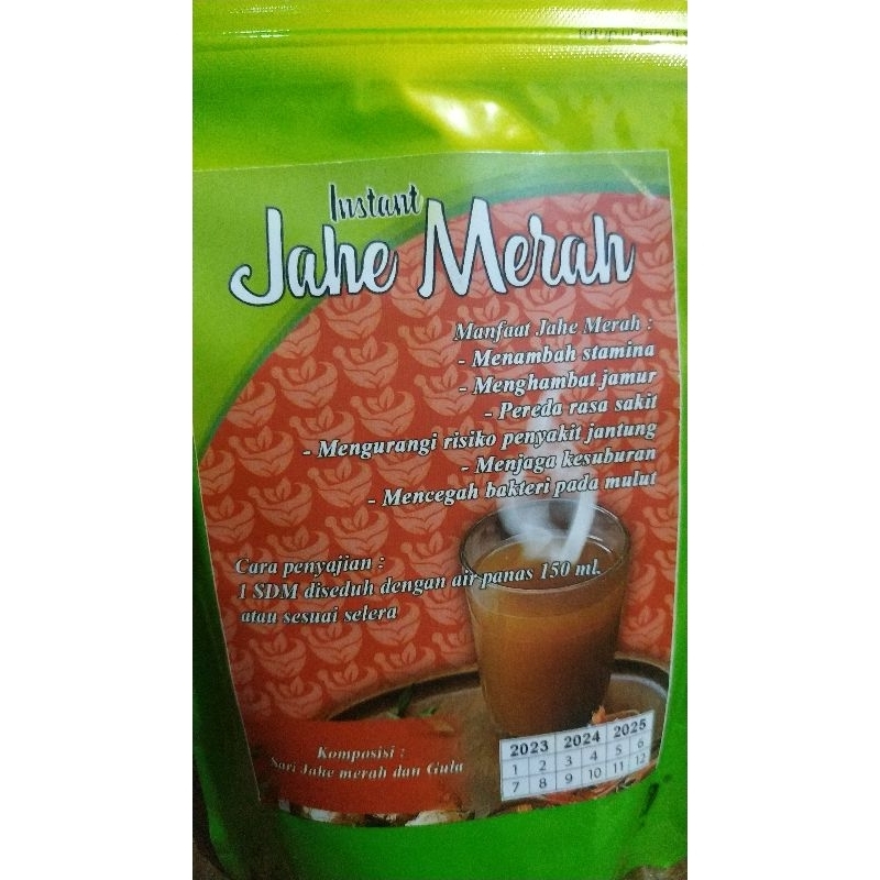 

jahe merah instan