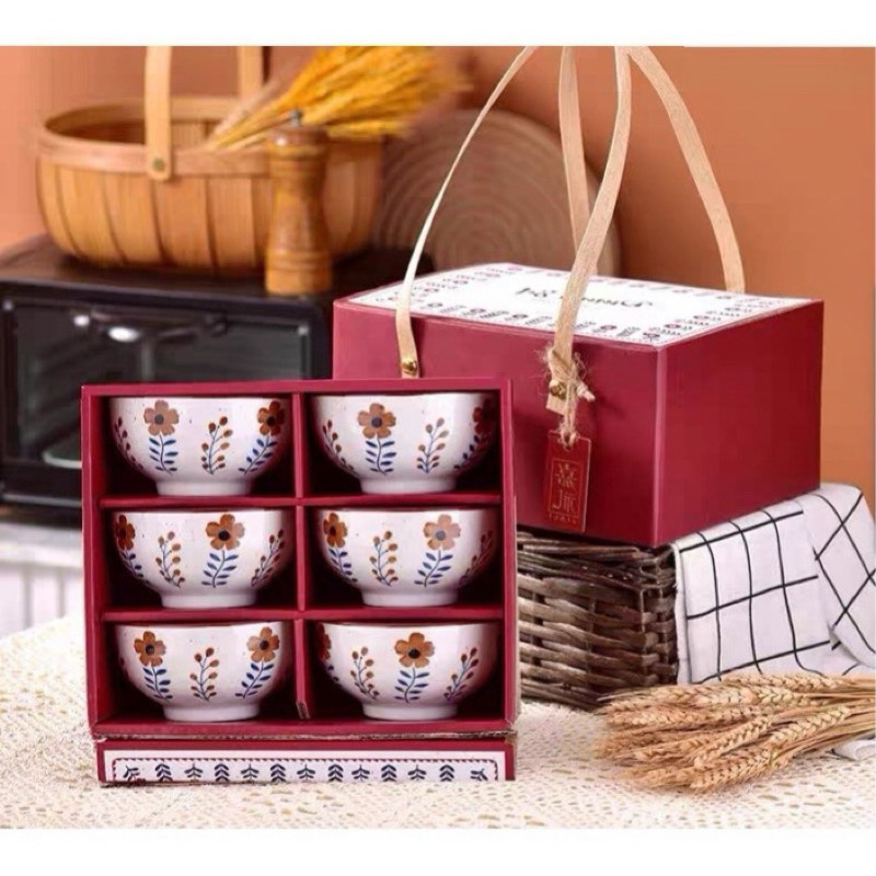 

SYLDERUS | Hampers Imlek Set Bowl / Mangkok Keramik / Chinese Tea Set