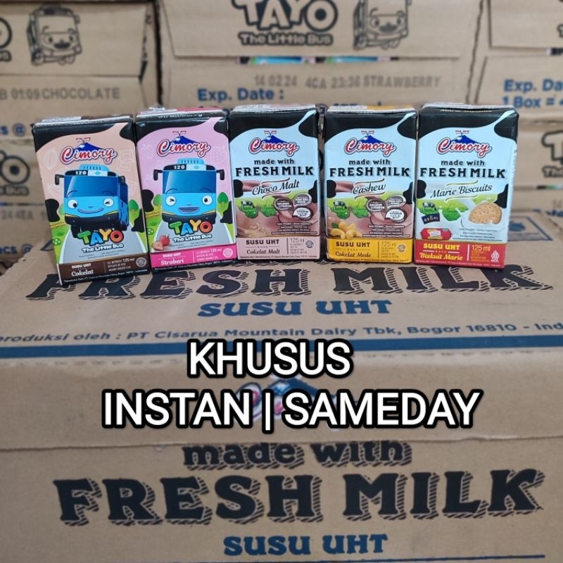 

STAR BRANDS 1 DUS SUSU CIMORY FRESH MILK UHT 125 ML 125ml 1 KARTON TAYO SAMEDAY INSTANT