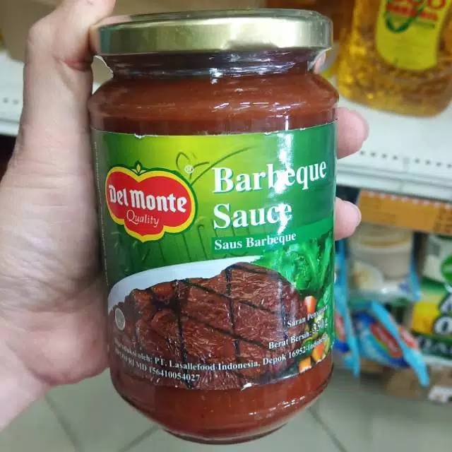 

DEL MONTE Quality barbeque sauce saus barbekyu bbq 330 gr