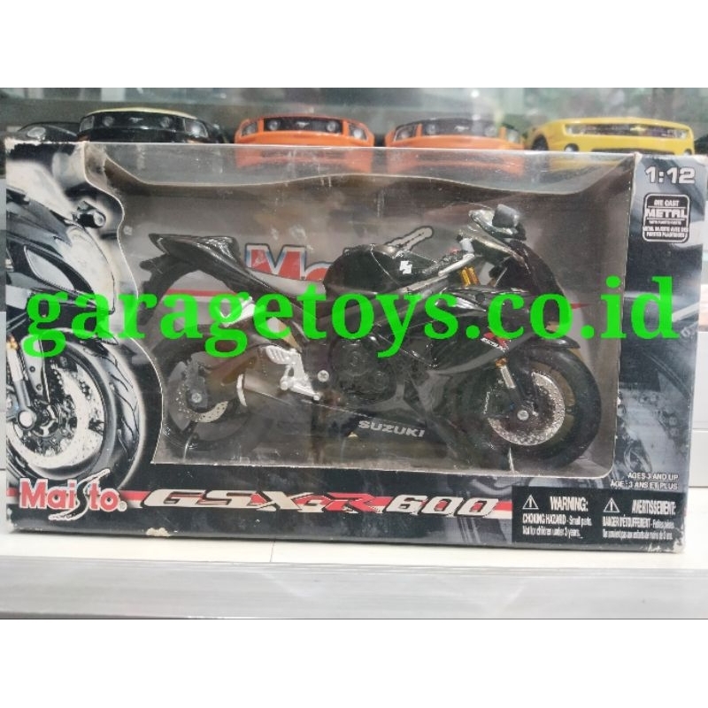 Maisto 1:12 Diecast Suzuki GSX-R600
