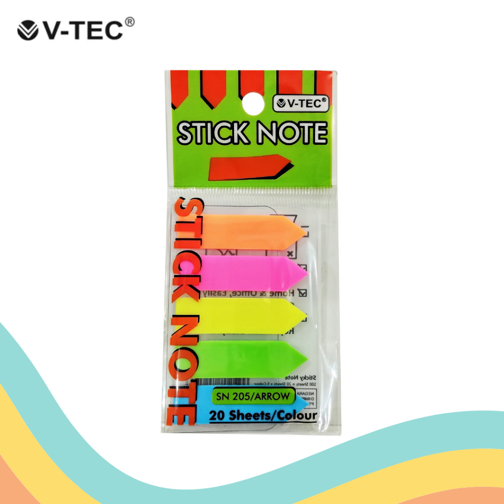 

SALE…!!! STICK NOTE V-TEC SN-205 ARROW (1 PCS)
