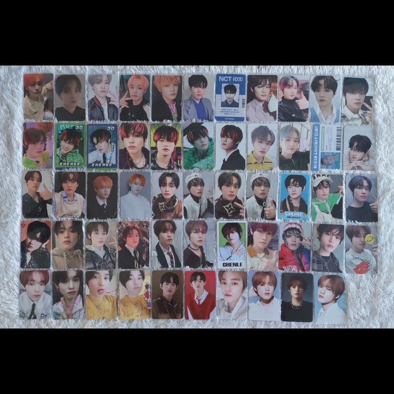 [BACA DESK] nct dream chenle official photocard kihno reload agent glitch mode istj blanc diva bfe i