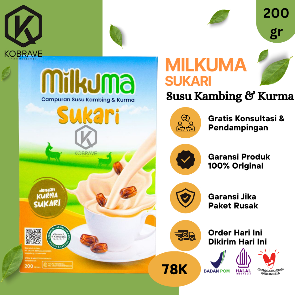 

Milkuma Sukari Campuran Susu Kambing Etawa Kurma Sukari Sehat Dan Nikmat