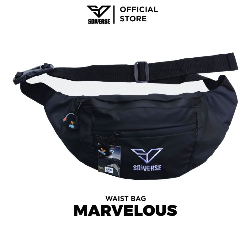 SDIVERSE Waist Bag Marvelous - Tas waistbag pria wanita waterproof