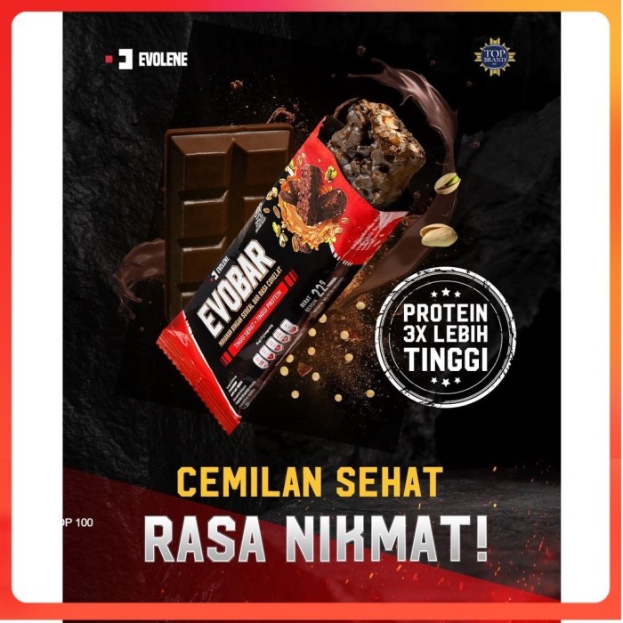 

Evolene Evobar Snack Bar Sereal Bar 1 Box isi 12 Sachet