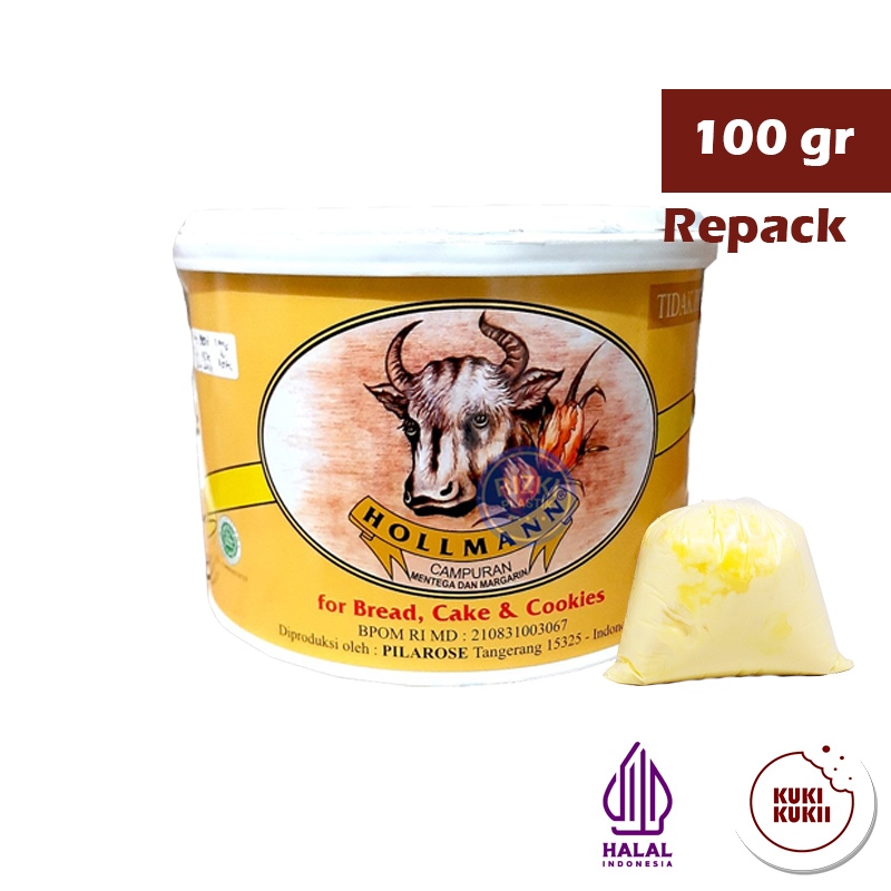 

Butter Hollmann 100gr | Mentega Butter Hollman 100 gram