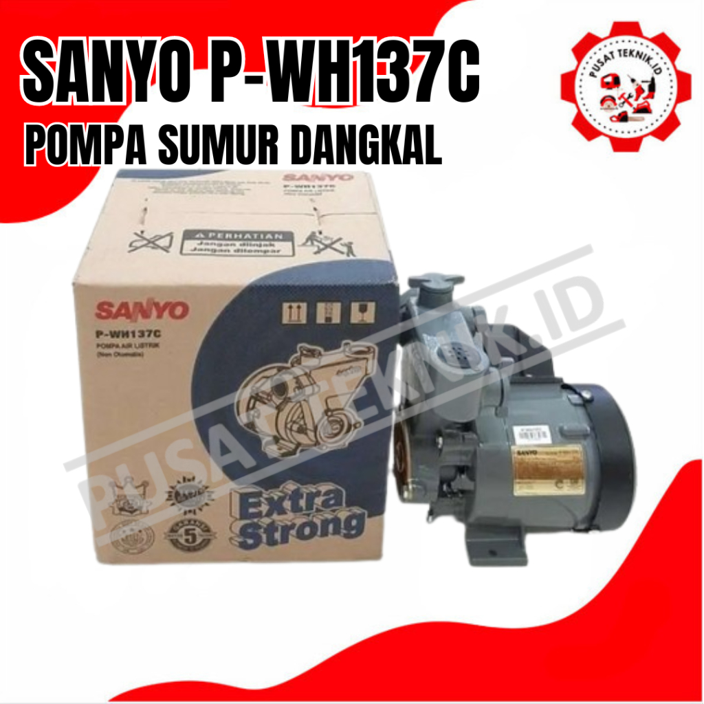 SANYO PWH 137C POMPA AIR SUMUR DANGKAL SANYO PWH137C