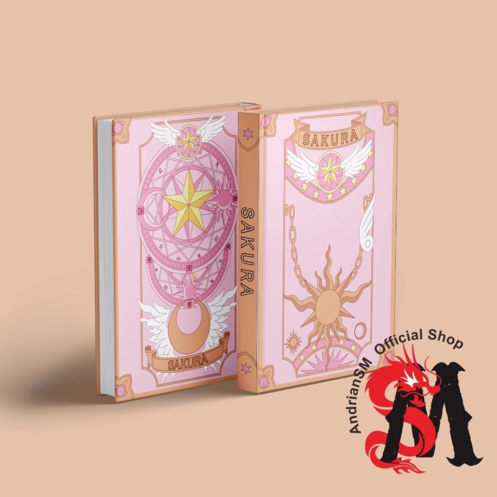 

Notebook Buku Catatan Hardcover karakter Kartun Card Captor Sakura A5 Begaris Polos