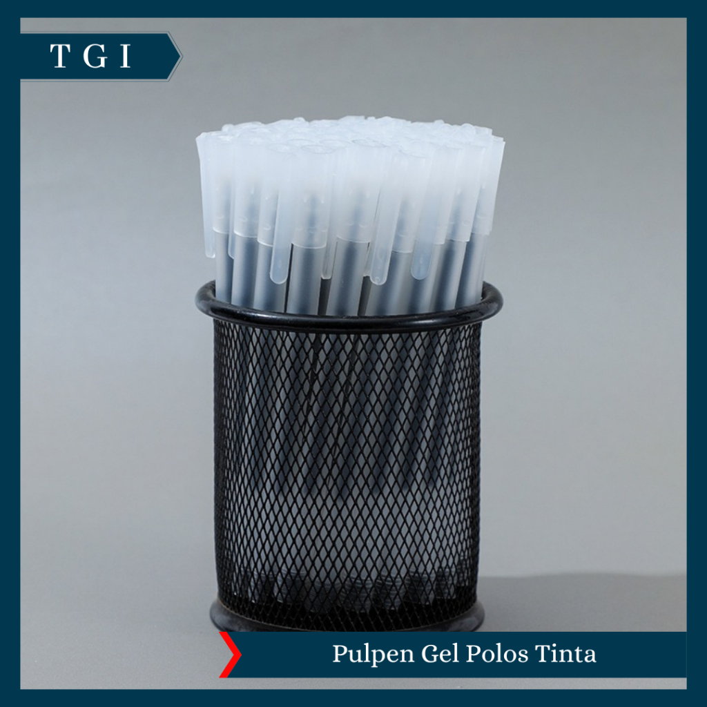 

TGI - PENA ALAT TULIS SEKOLAH KANTOR WARNA POLOS PULPEN GEL POLOS 0.5mm BOLPOIN GEL TRANSAPARAN TINTA CAIR