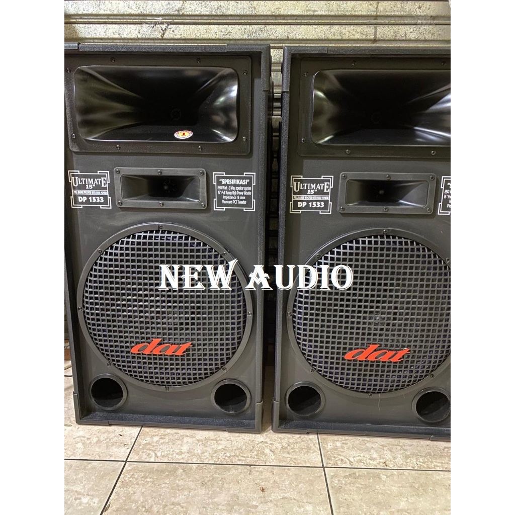 SPEAKER PASSIVE SPIKER PASIF PASIP DAT DP 1533 DP1533 ULTIMATE 15 INCH wajib packing kayu( SEPASANG)