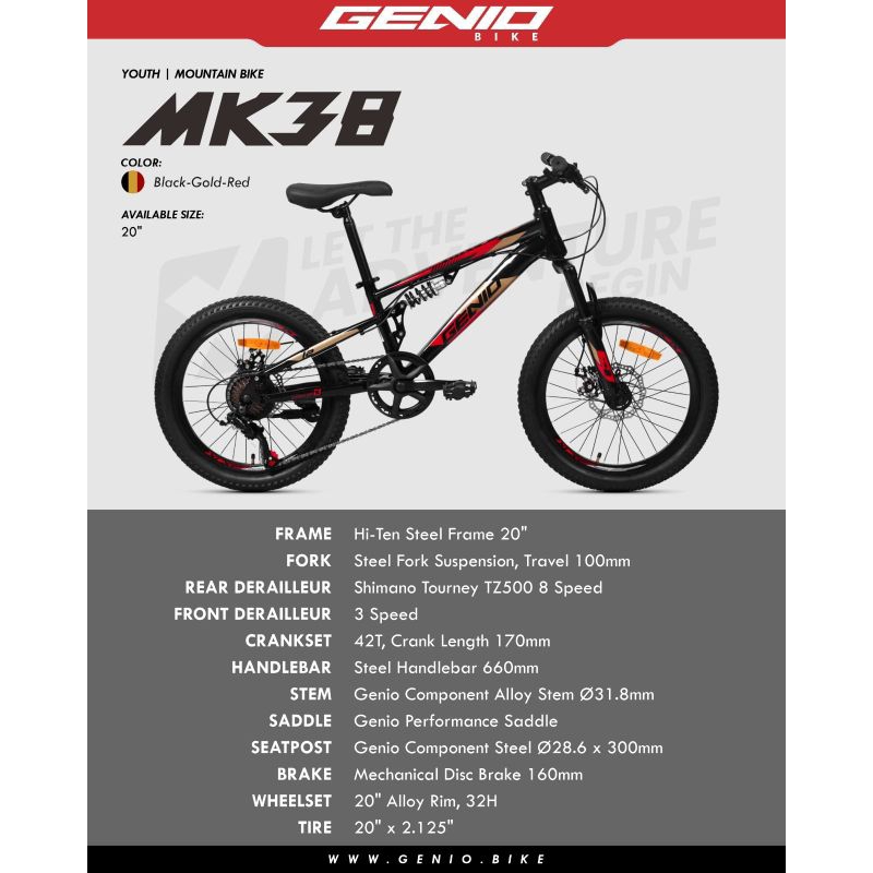 Sepeda MTB 27,5 inch GENIO M349