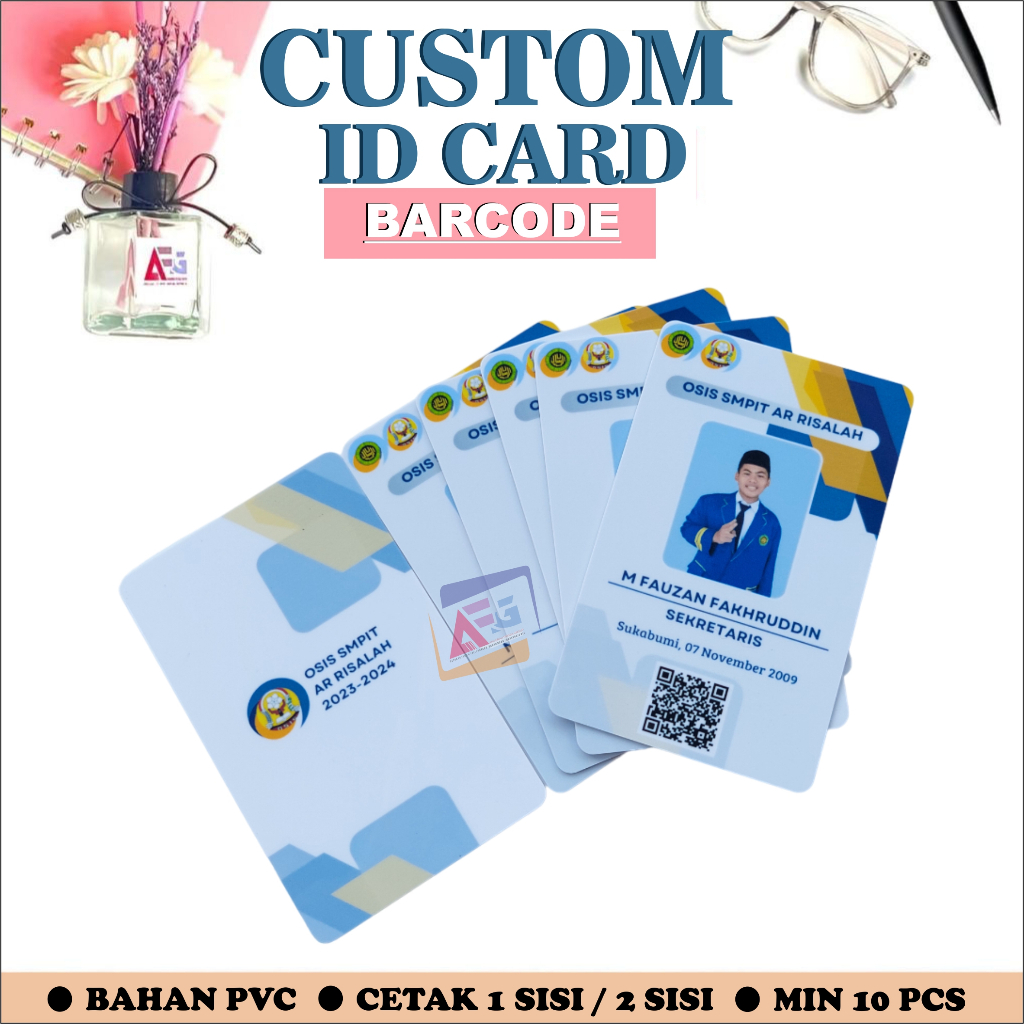 

ID CARD BARCODE/CETAK KARTU ID CARD CUSTOME BARCODE BAHAN PVC PRINTING LASER PRESS OVEN AWET ANTI KELUPAS