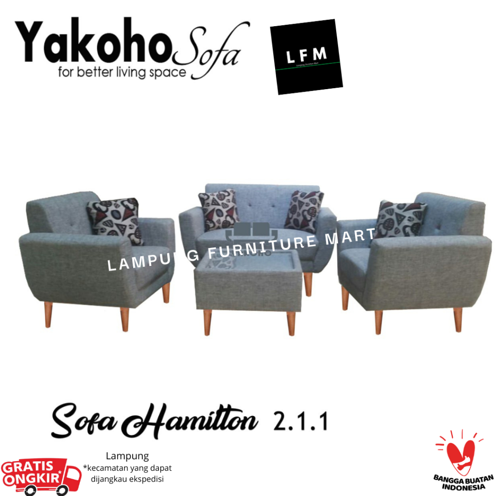 Sofa Minimalis 211 + Meja - LFM Lampung