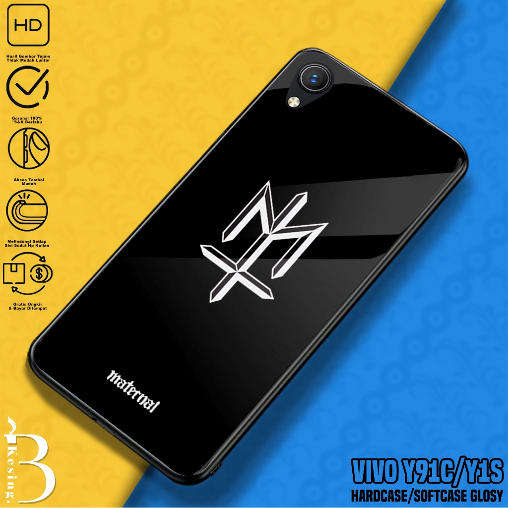 Case VIVO Y91C / Y1S - Casing VIVO Y91C / Y1S Motif MTRNL - Silikon Hp VIVO Y91C - Softcase Hp - Kon