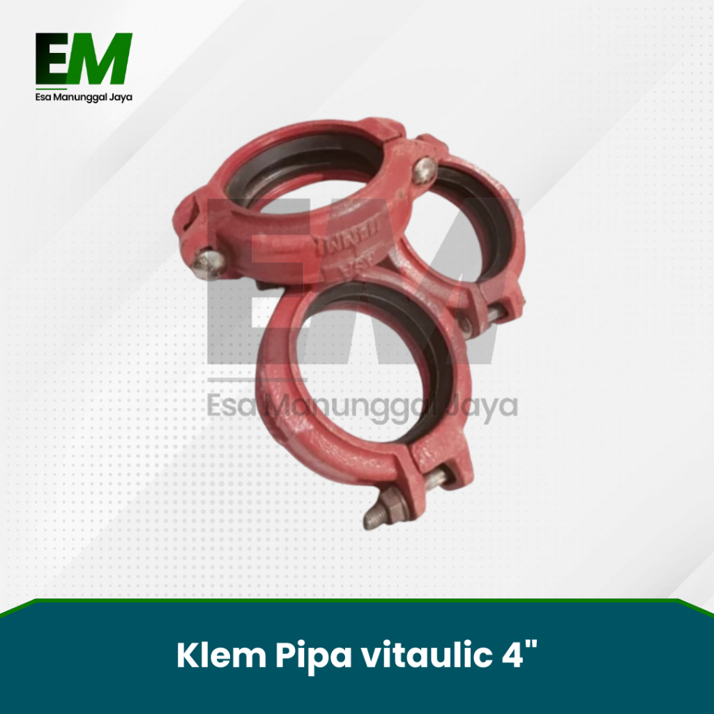 Klem Pipa vitaulic 4" / Klem Pipa Besi 4 Inch vitaulic