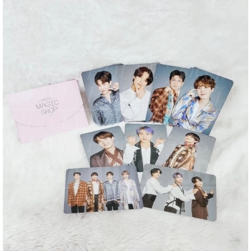 Photocard BTS 7 Magic Shop 2019 Photocard BTS Magic Shop BTS 7 Pink