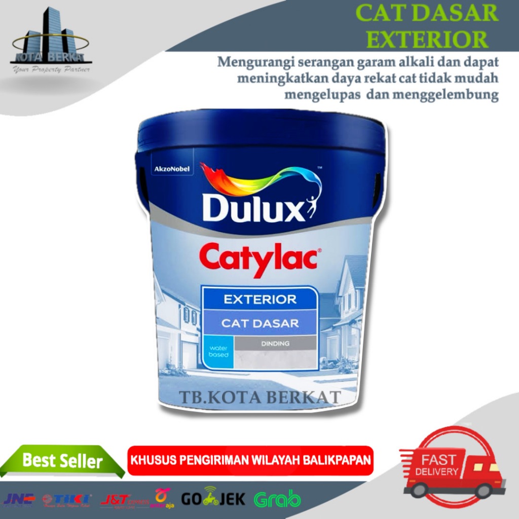 CAT DASAR EXTERIOR DULUX CATYLAC / CAT DASAR TEMBOK LUAR 21KG