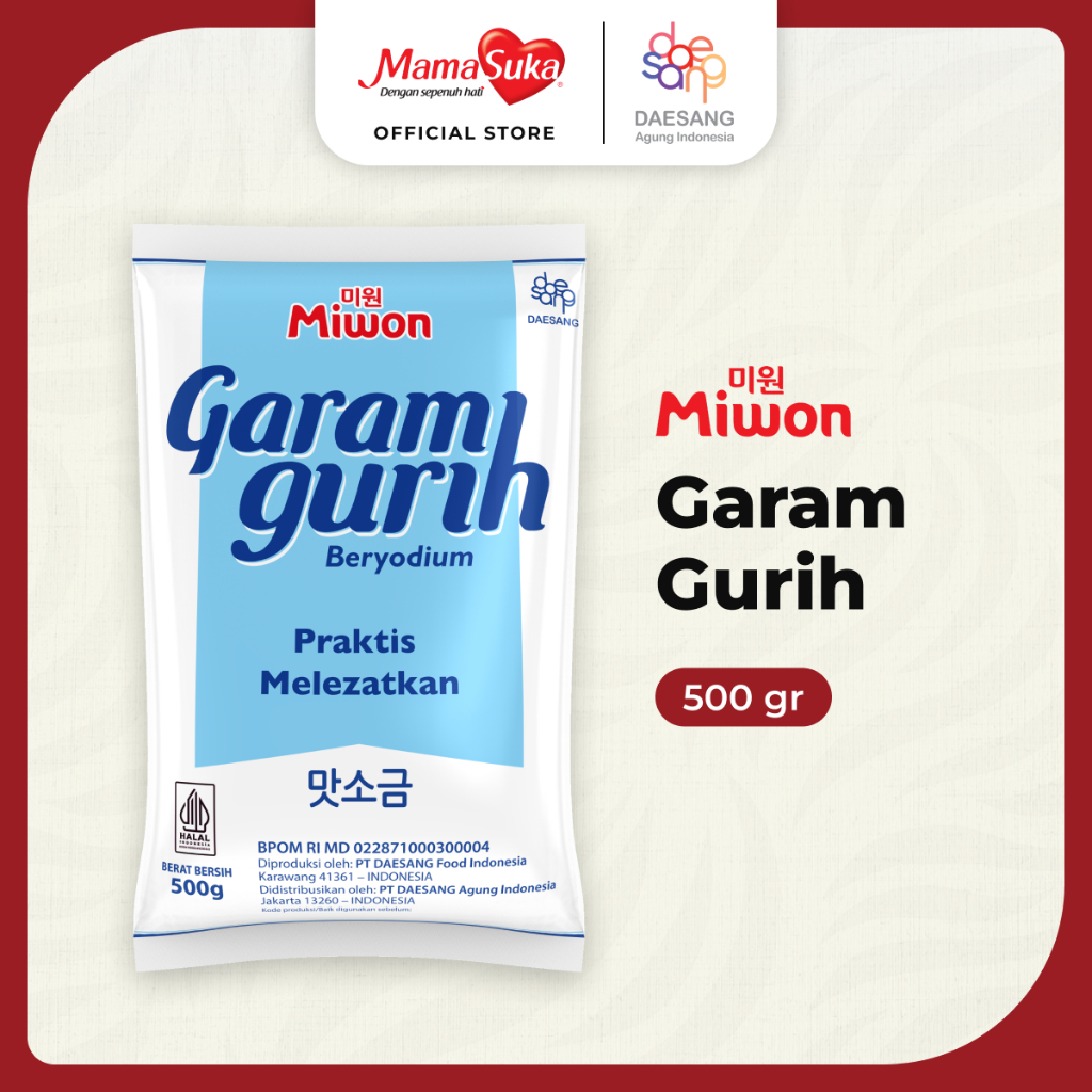 

Miwon Garam Gurih 500 gram