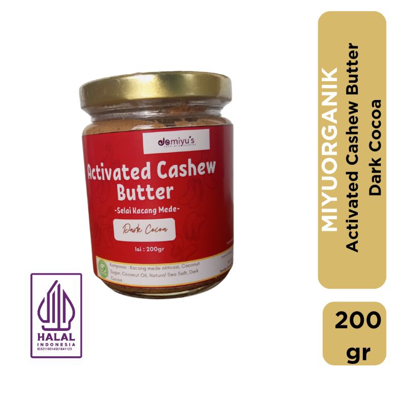 

ACTIVATED ALMOND BUTTER DARK COCOA 200GR