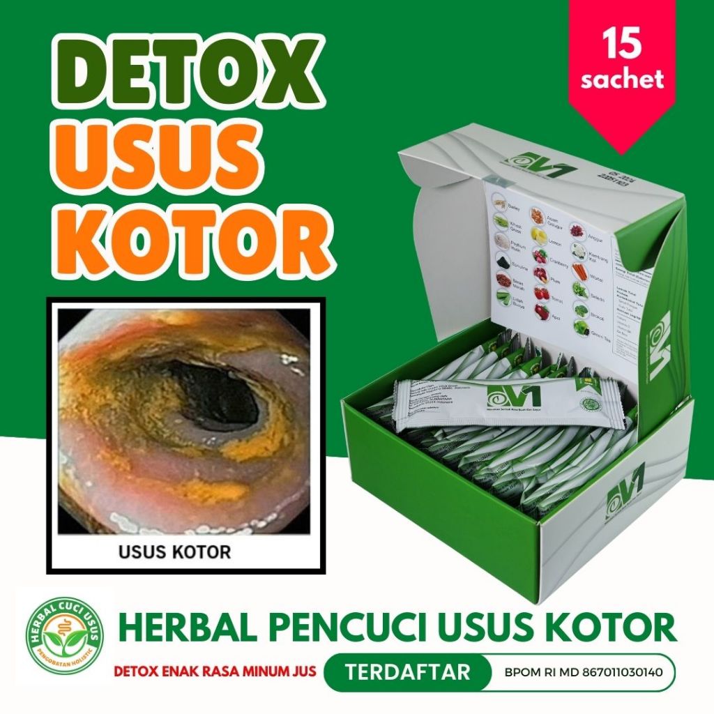 Detox Usus Kotor|Detox Usus Kotor|Detox Usus|Pelancar BAB|Pembersih Usus dan Detoksifikasi|Detok|Bua