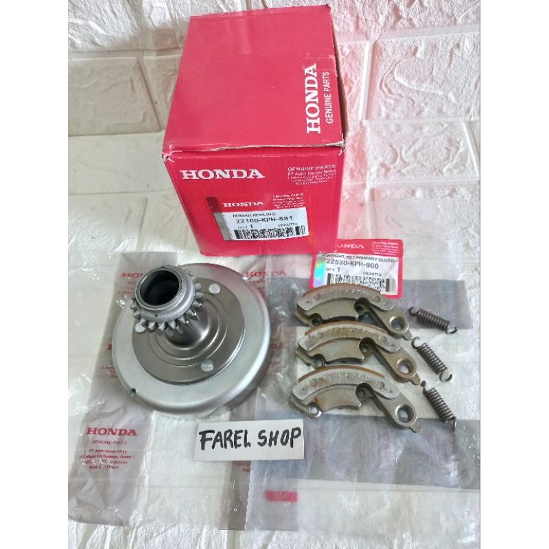 LONCENG MANGKOK GANDA + KAMPAS GANDA KPH SUPRA X 125 KARISMA KIRANA