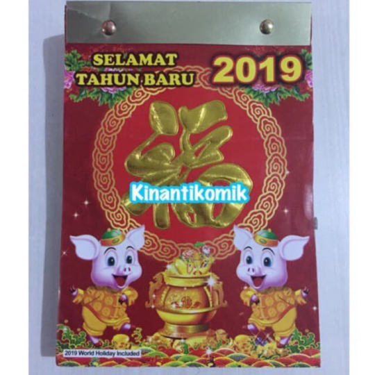 

Unik Kalender 2019 - Kalender China Harian Sobek Ukuran Sedang - Tahun 2019 Berkualitas