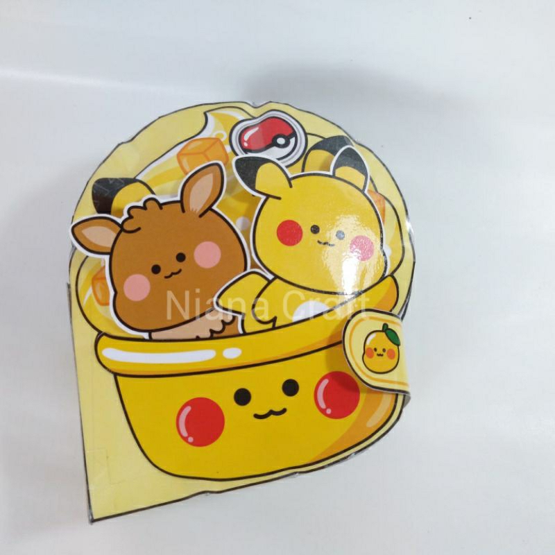 Paper Squishy | Paper Craft | Pokemon Cup cake Imut Gemash