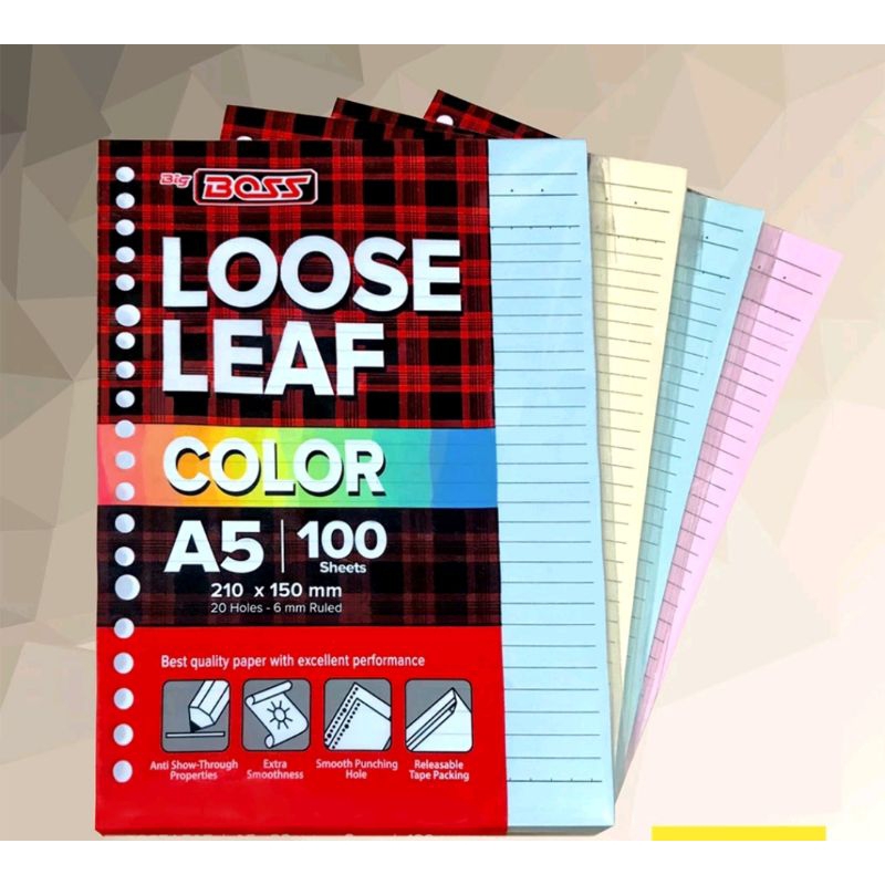 

Big Boss Loose Leaf A5 100 L Color