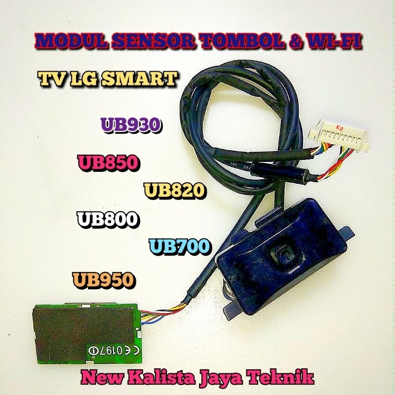 MODUL SENSOR DAN WIFI TV LG UB700 UB800 UB820 UB850 UB930 UB950 SERIES ORIGINAL