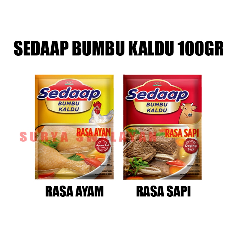 

Sedaap Bumbu Kaldu 100 gr All Varian