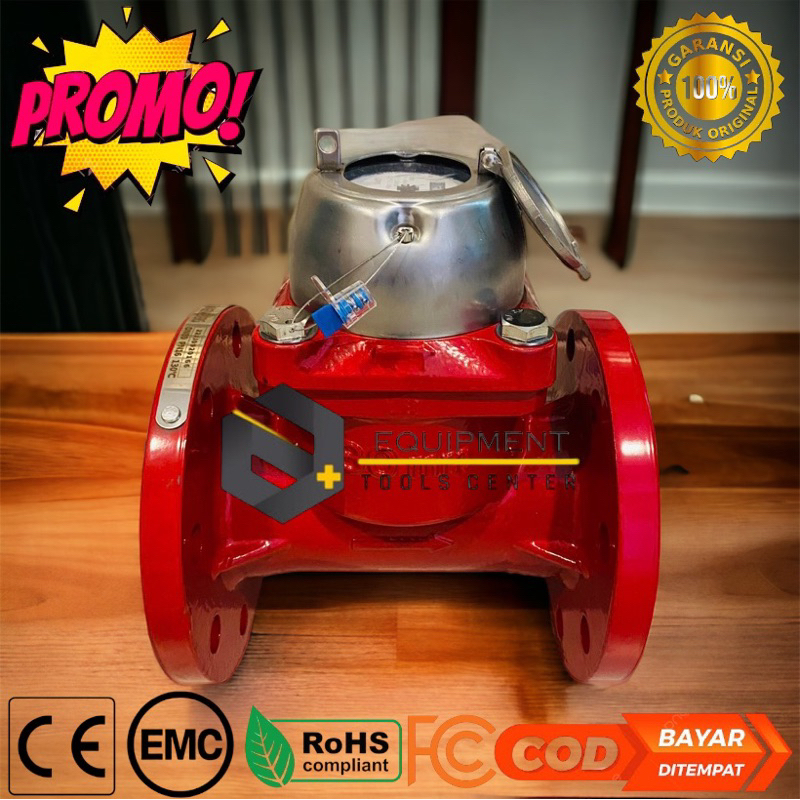 FLOW METER AIR LIMBAH 4 INCH - FLOW METER AIR PANAS 130 DERAJAT 4 INCH