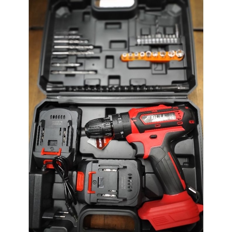 Mesin Bor Batre Bull 20Volt