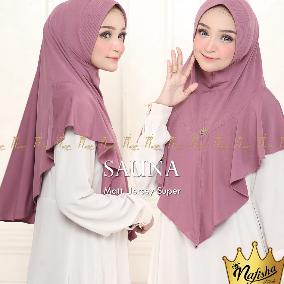 TERBARU Jilbab Instan Pad Sauna By Nafisha