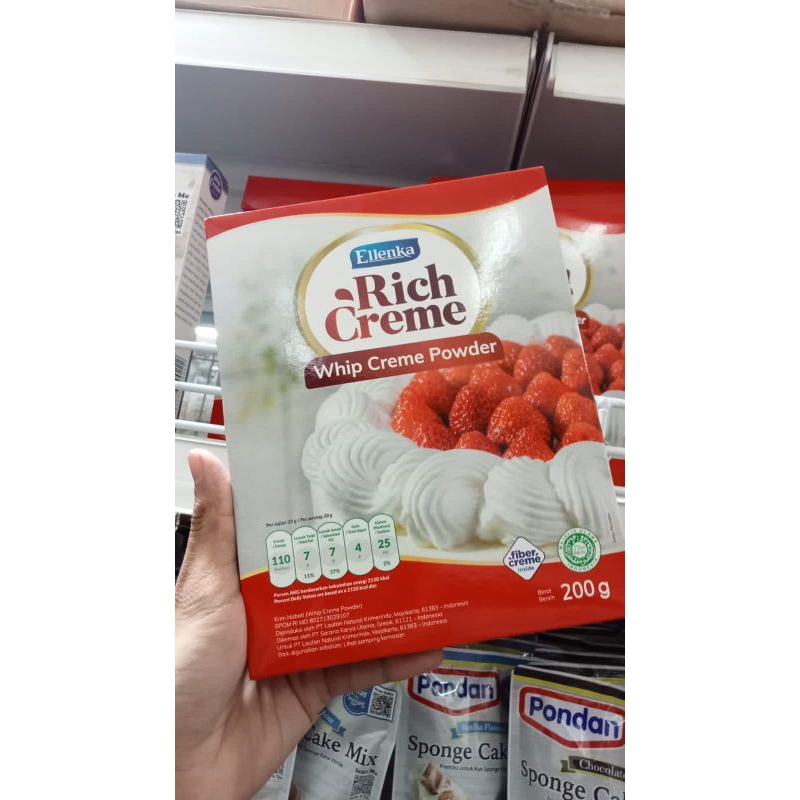 

Rich Creme whipping 200 gr