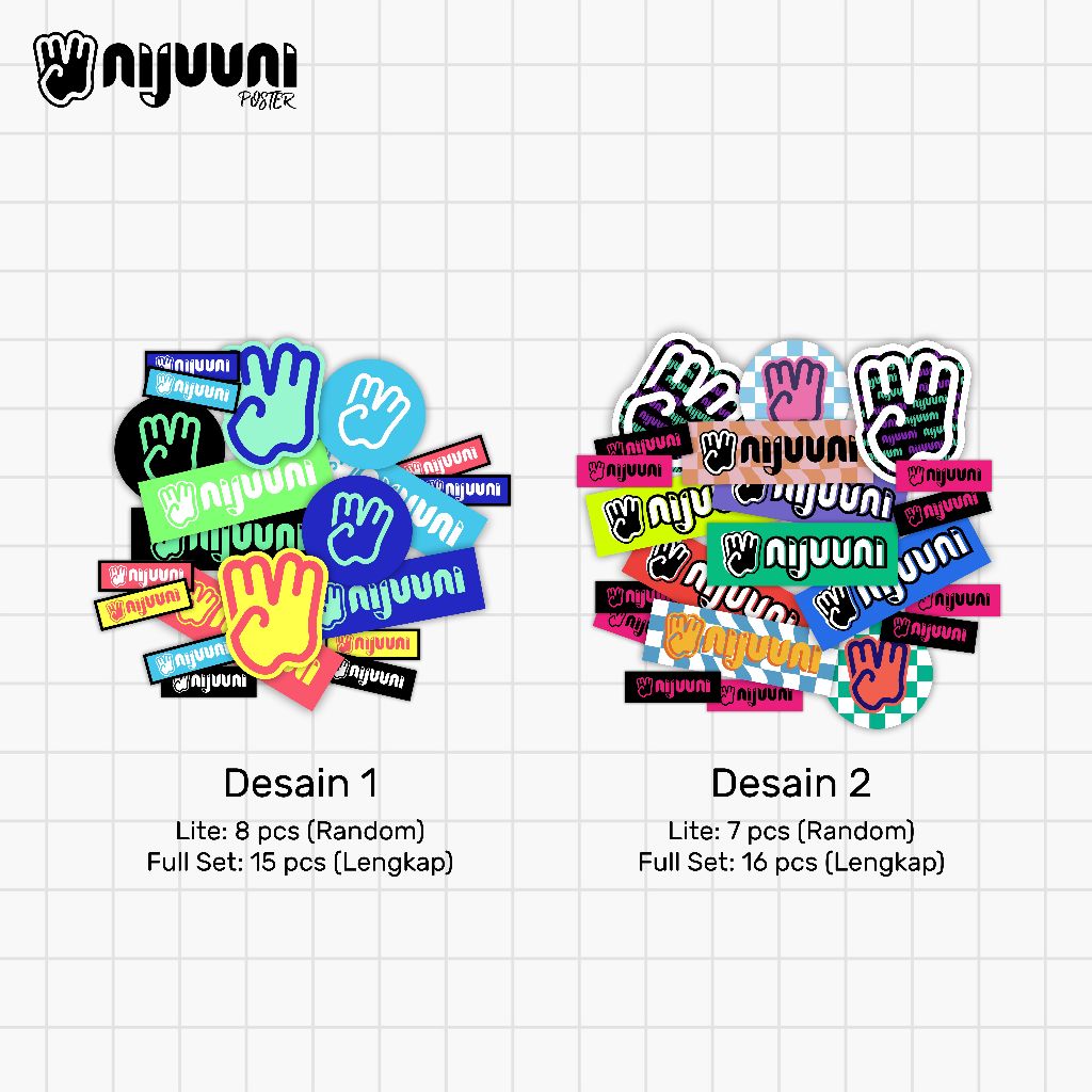 

nijuuni STICKER PACK